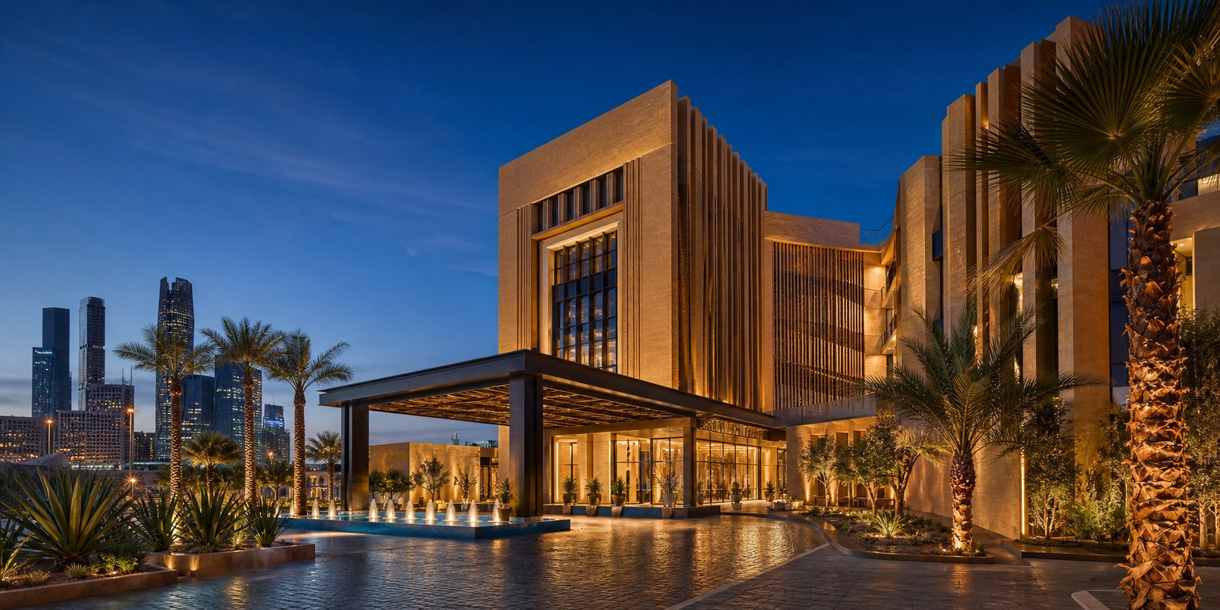 فندق سعودي فاخر بتصميم نجدي عصري في الرياض